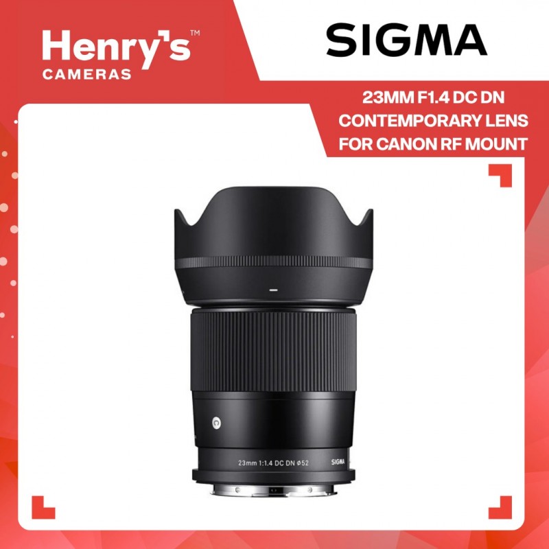 SIGMA 23mm F1.4 DC DN 52mm キャノンRF 新品)SIGMA (シグマ) Contemporary 23mm F1.4 DC DN (キヤノンRF/APS-C